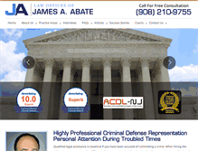 Tablet Screenshot of jabatelaw.com